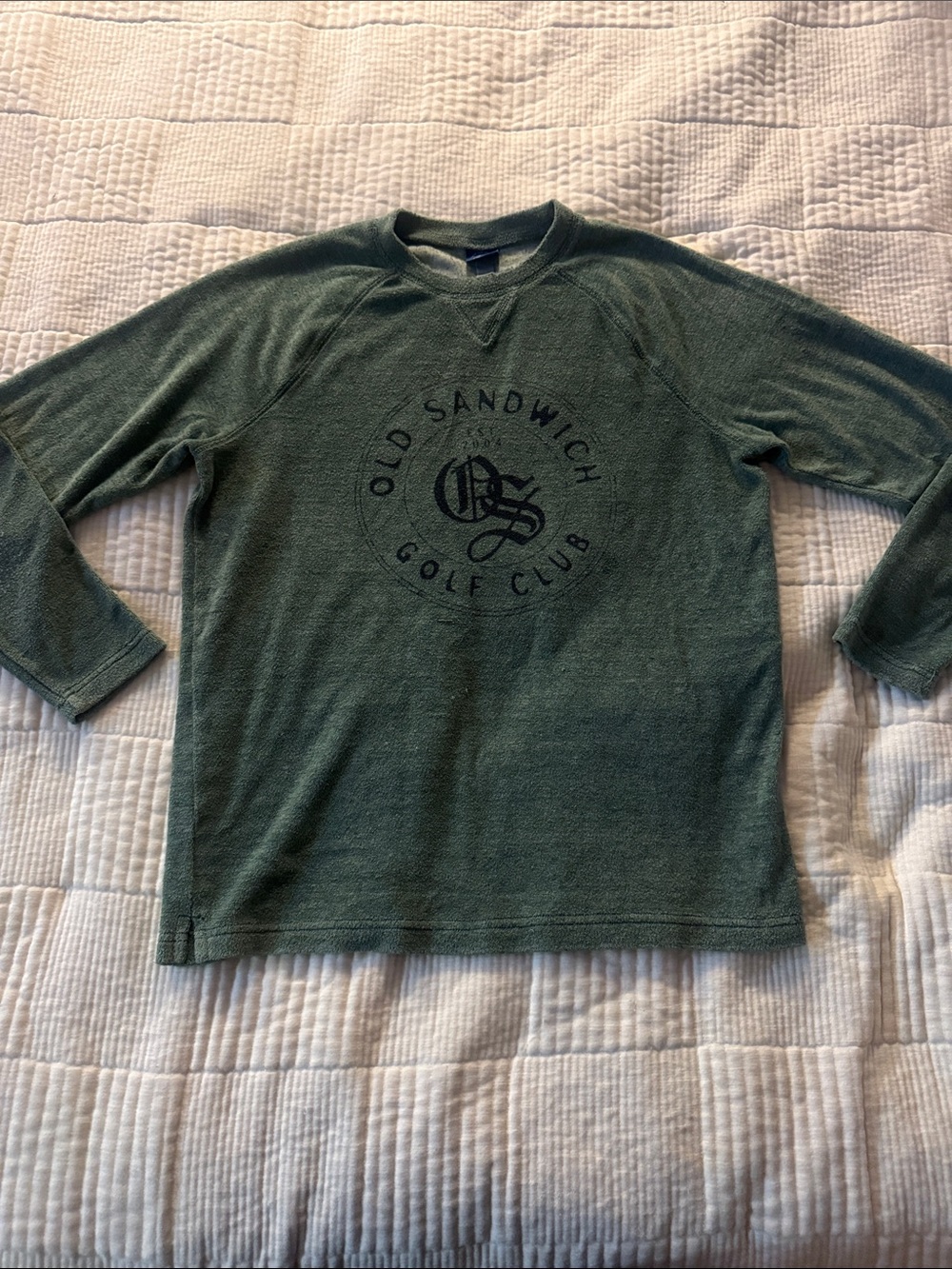 Golf Club Green Crewneck Long-Sleeve Shirt